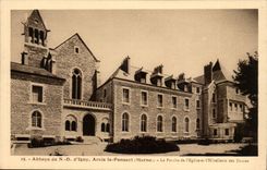 The Marne - Abbey of Notre Dame d' Igny arcis Pensart the Porch of Church CPA