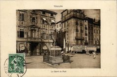 Toulon - the Cross-section of the Port - CPA
