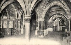 Toulouse CPA Insigne basilique St SErnin de Toulouse Crypte des Corps sains carte d'entree