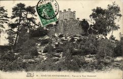 Drill of Fontainebleau CPA Seen on the Denecourt Lathe