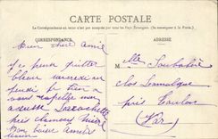 Drill of Fontainebleau CPA the cave of Augas