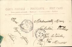 CPA Fantasy Child Gate in France this flower Dove