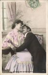 CPA FAntaisie Couple Je t'aime plus que tout au monde