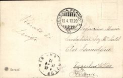 CPA Fantasy Child Costume of rider (cavalry Italy Italia)