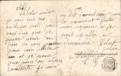 CPA Fantaisie Couple L'amour s'eveille Marivaudages