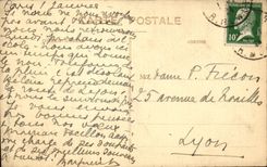 CPA Musee de Lyon Terburg Le message