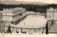 Nancy - the Hemicycle of the Career and the Palate of the Government - CPA