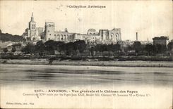 Avignon-Ansicht und das Schloss der Papste - CPA