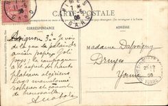 Avignon-Ansicht und das Schloss der Papste - CPA