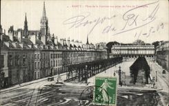 Nancy - Place de la Carriere vue prise de l'Arc de Triomphe - CPA 