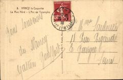 Nancy - Rue here - L'Arc de Triomphe - CPA 