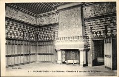 Pierrefonds CPA das Chambre Schloss muss vom Lord schlafen