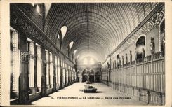 Pierrefonds CPA die Schloss Raume von Preuses