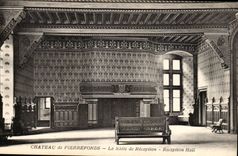 Pierrefonds CPA das Schloss der Raum der Aufnahme