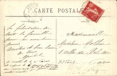 Fontainebleau CPA palate the castle seen of the park