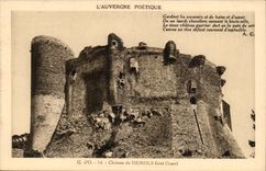 CPA Castle of Murols Auvergne (west coast)