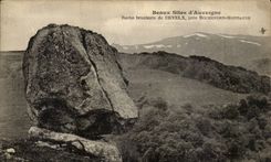 CPA Auvergne Rock shaking of DEvelx close Rochefort Mountain
