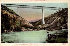 CPA Auvergne Viaduct of Insipid (133m)
