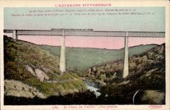 CPA Auvergne Viaduct of Insipid (133m) View