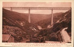 CPA Auvergne Viaduct of Insipid (133m)