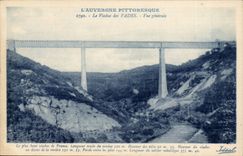 CPA Auvergne Viaduct of Insipid (133m) View