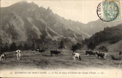 surroundings of the Mount Gild CPA Puy de Sancy and Entering of the throats of hell
