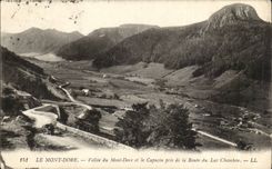 Mount Gilds CPA Vallee of the Dore mount and the Capuchin taken of the road of the lake Chambon