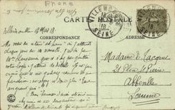 Lyon CPA Park of the gold head an arm of the lake towards the bridge of wood