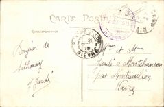 Lyon CPA Places Bellecour and slope of Fourviere