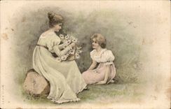 CPA Fantasy Woman and child