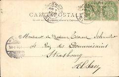 Interior Vincennes CPA of the fort