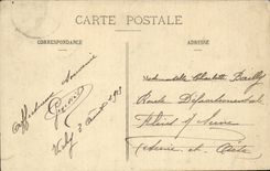 Vichy CPA a corner of the park