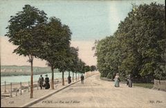 Vichy CPA Seen on Allier