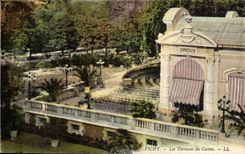 Vichy CPA terraces of the casino