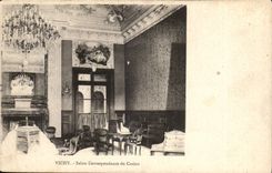 Vichy CPA Living room Correspondence of the casino