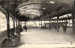 Vichy CPA the hall of the palate of the sources Large grid and Lucas