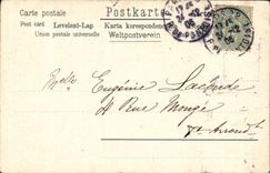 Fantasy - Woman with swan - swan - CPA