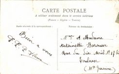 Fantaisie - Couple - Premier Rendez Vous - Un bruit de pas l'amant arrive - CPA 