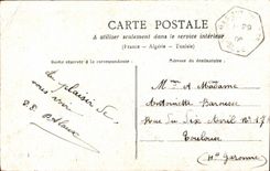Fantaisie - Couple - Premier Rendez Vous - Marguerite aux douceurs d'aurore - CPA 