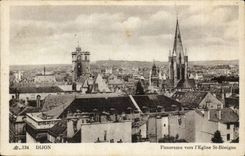 Panorama Dijon-CPa in Richtung zur gutartigen eglies Str