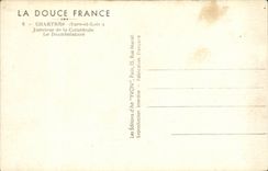 interior Chartres CPA of the cathedral the deambulatoire