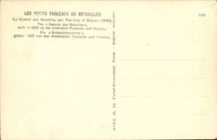 CPA small tables of Versailles the gallery of the battles by Fountain and Nepveu (1836)