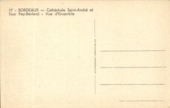 Bordeaux CPA Cathedral Saint Andre and turn Pey Berland Overall picture