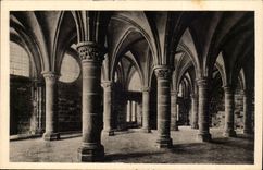 abbey of Mont Saint Michel the CPA Room of the knights