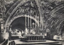 Italien Italien Assisi CPA Chiesa inferiore di S Francesco Altare Maggiore Str François