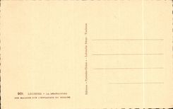 Lourdes CPA the blessing of the patients on the esplanade of the rosary