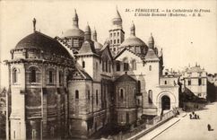 Perigueux CPA the cathedral St Face the Romance abisde (modern)