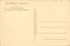 Ansicht die Dijon-CPA vertreten von der Kirche Saint Jean