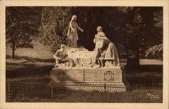 Lourdes CPA the monument of the Cambric diocese per Jules Dechin