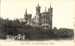 Lyon CPA Notre Dame de Fourviere the apse